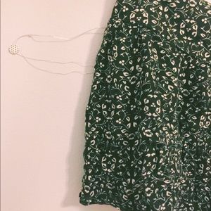 black and white floral shorts